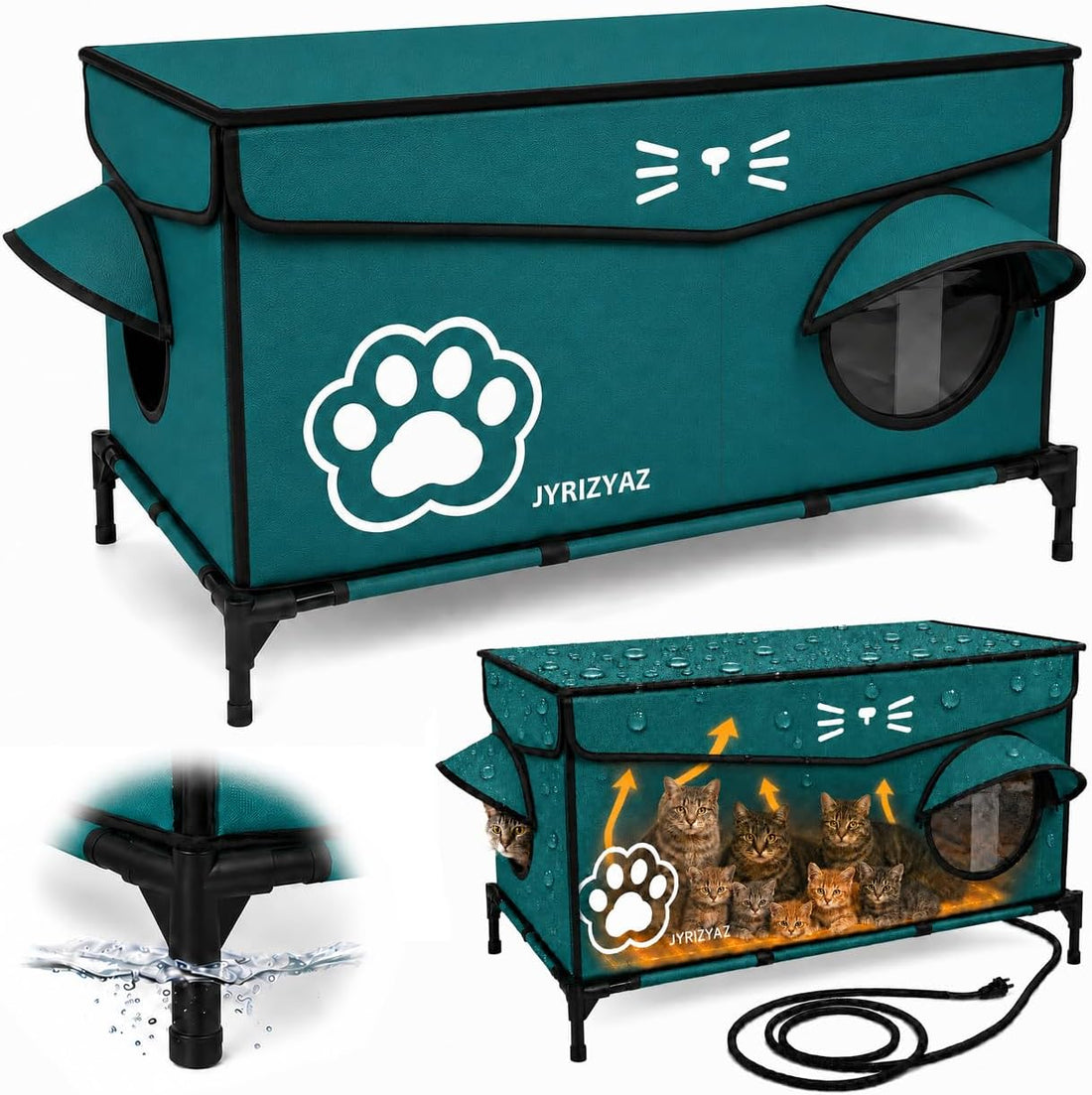Heated Cat House for Outside