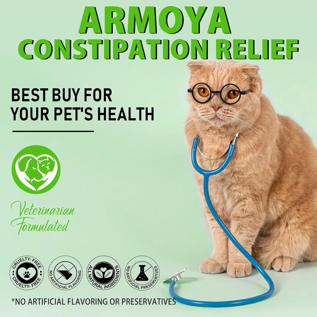 Cat Constipation Relief, Cat Laxative, Constipation Relief for Cat