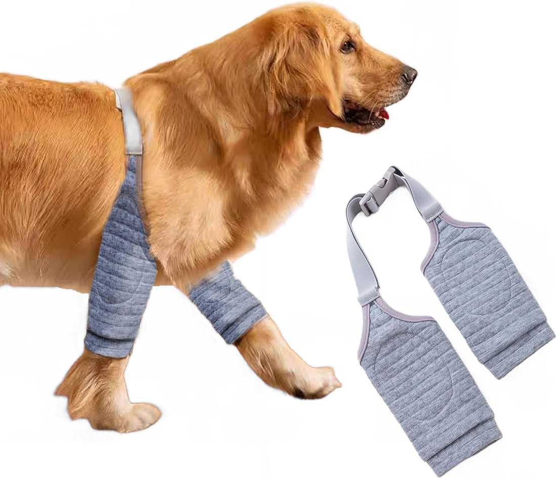 MANON ROSA Dog Elbow Pads – Knee Wrap Front Leg Sleeves for Large Dogs