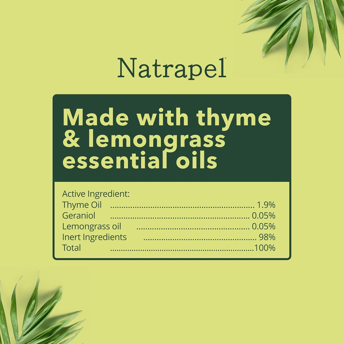 Natrapel Essential Oil Insect Repellent for Pets and People, 2 Pack