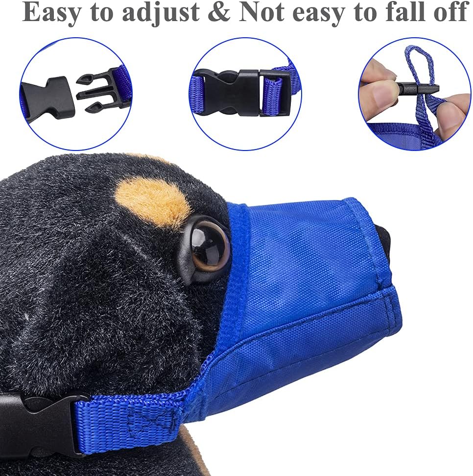 Coppthinktu Dog Muzzle Suit 7PCS Muzzles for Biting Dog Mouth Cover
