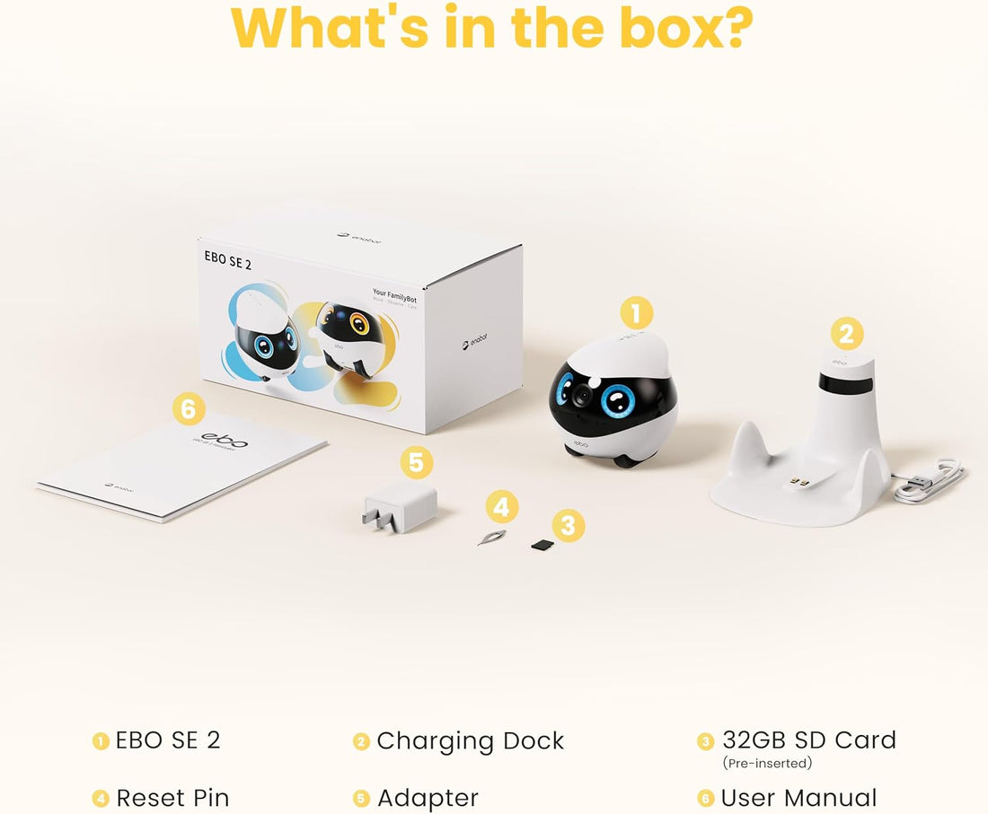 Enabot Mobile Pet Camera EBO SE 2 FamilyBot