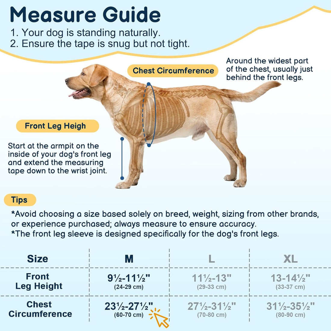 BARKLESS Dog Front Leg Sleeve to Prevent Licking, Soft Recovery Suit