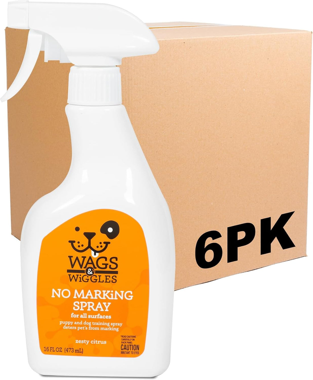 Wags & Wiggles No-Marking Deterrent Training Spray, 16 Fl Oz