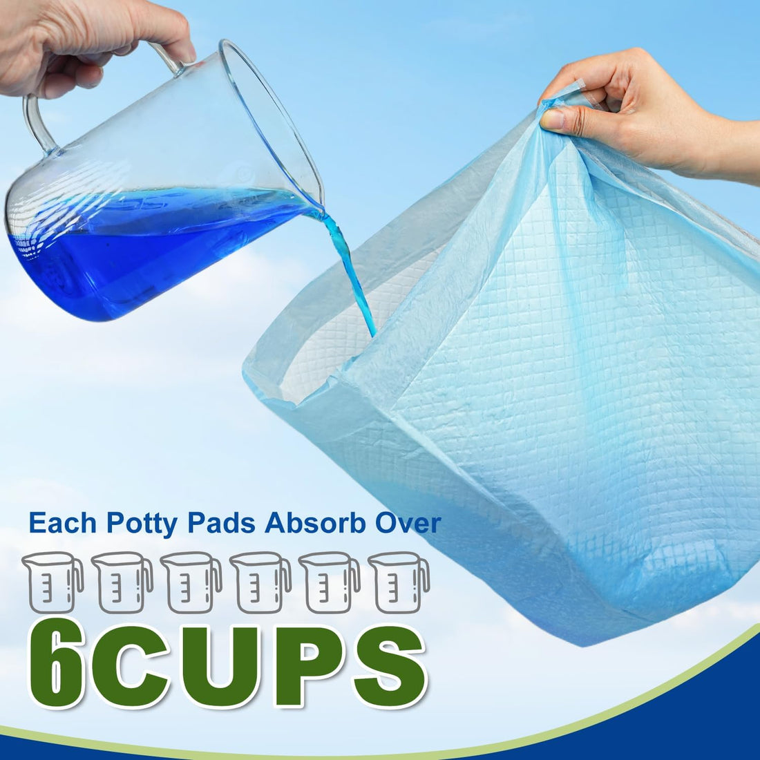 DEEP DEAR Puppy Pads for Dogs , Large 30x28 in ,100 Count