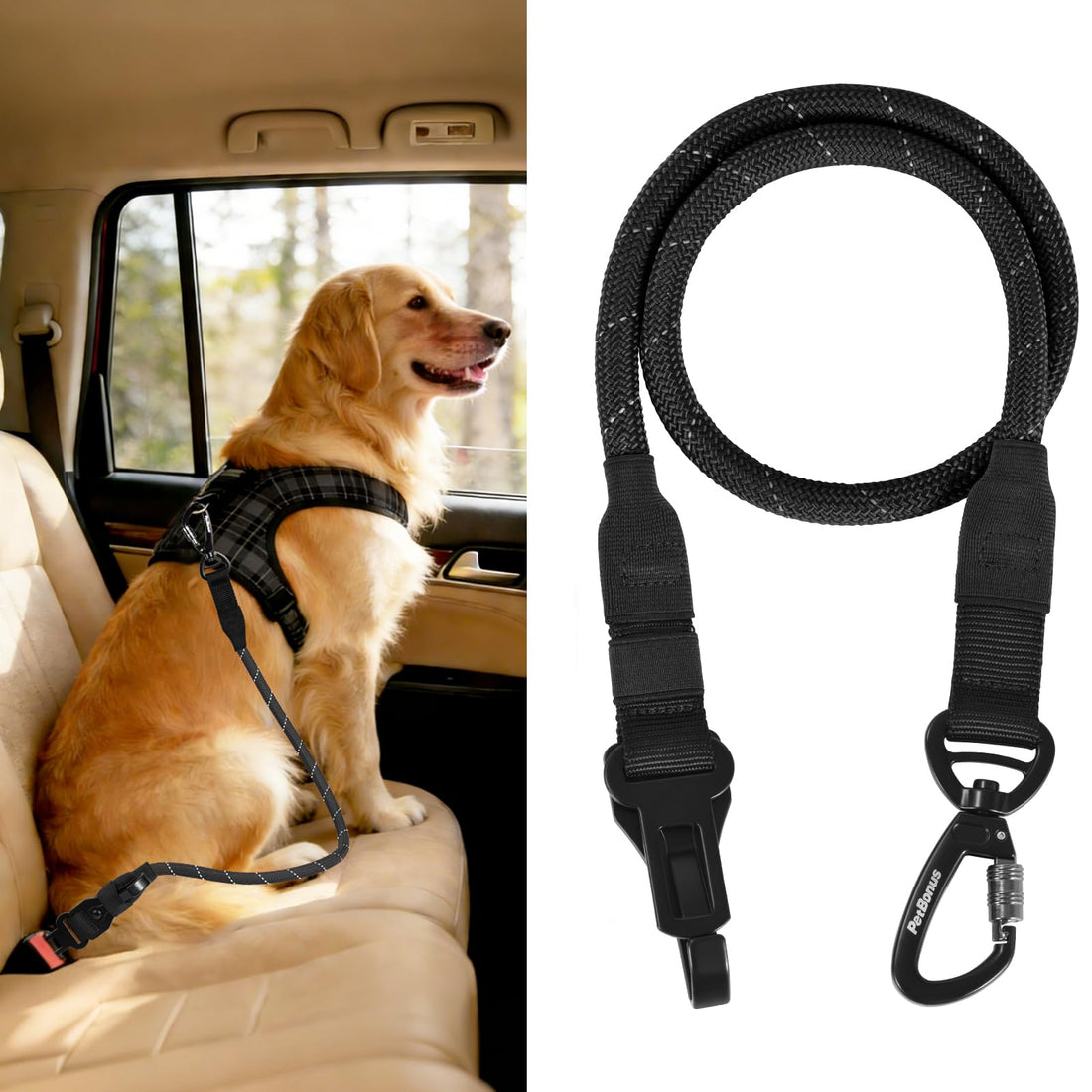 PetBonus Dog Seat Belt for Car