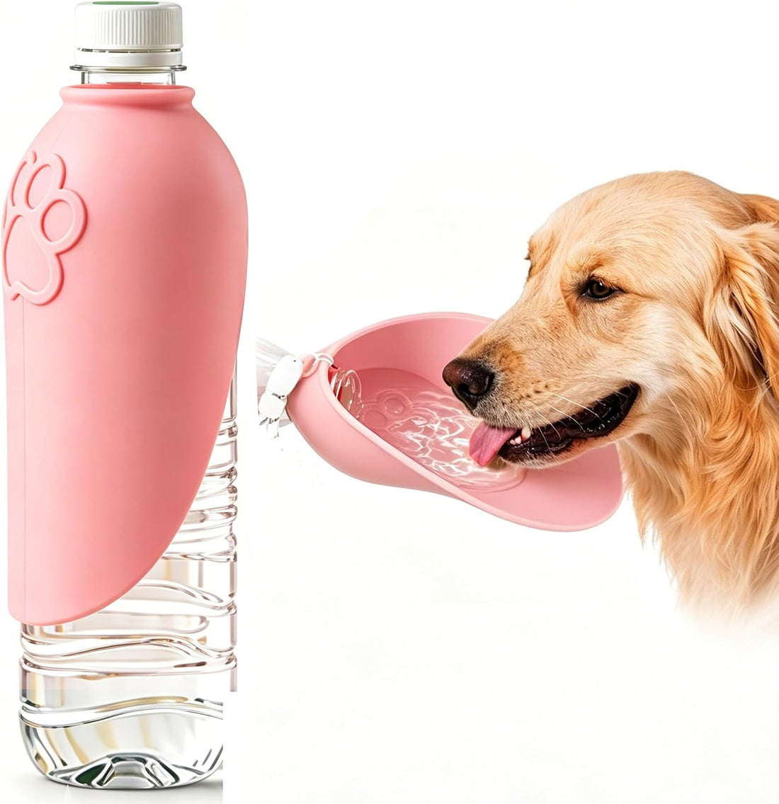 Portable Dog Water Bottle Attachment