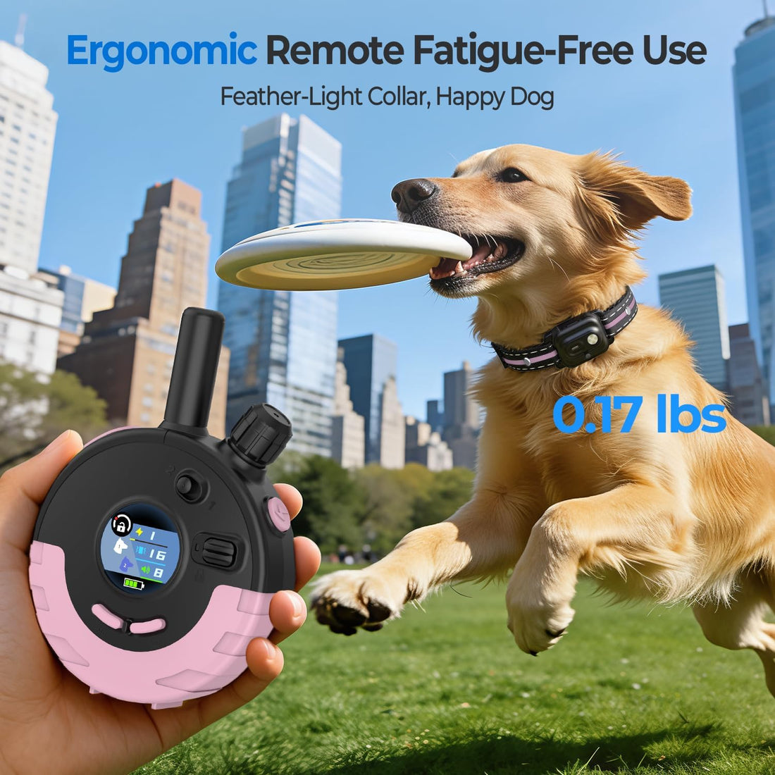 RPZ Dog Shock Collar with Remote, 3300FT Dog Training Collar