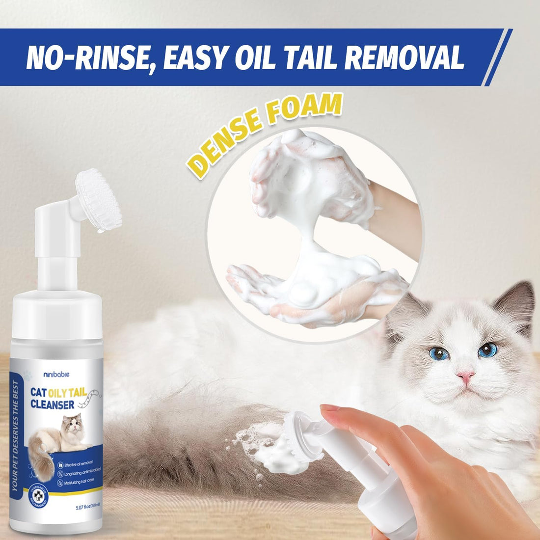 Ninibabie Cat Oily Tail Cleanser