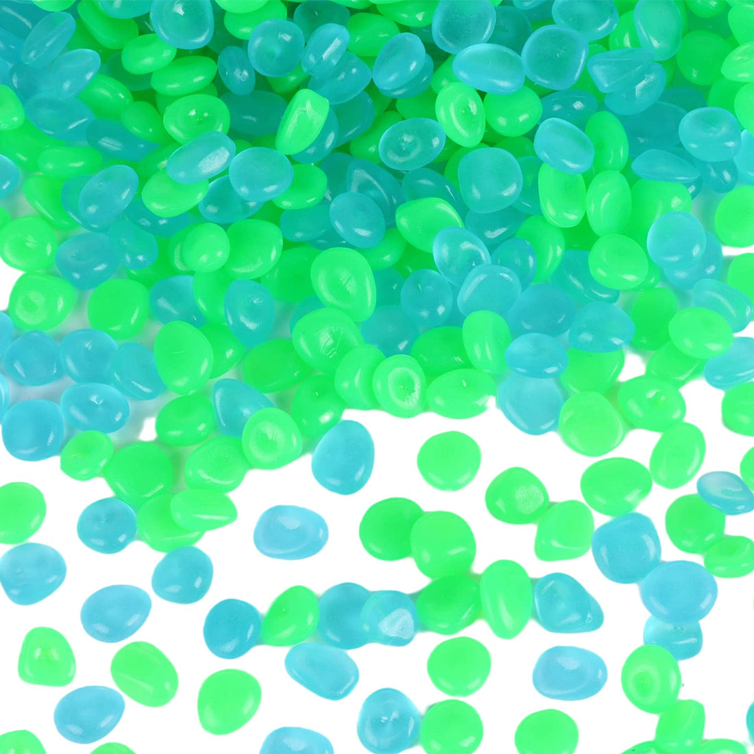 900pcs Glow in The Dark Rocks Outdoor Decorations Stones Small