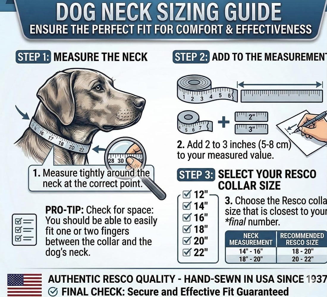 Resco Nylon Dominant Dog Collar for Training and Handling