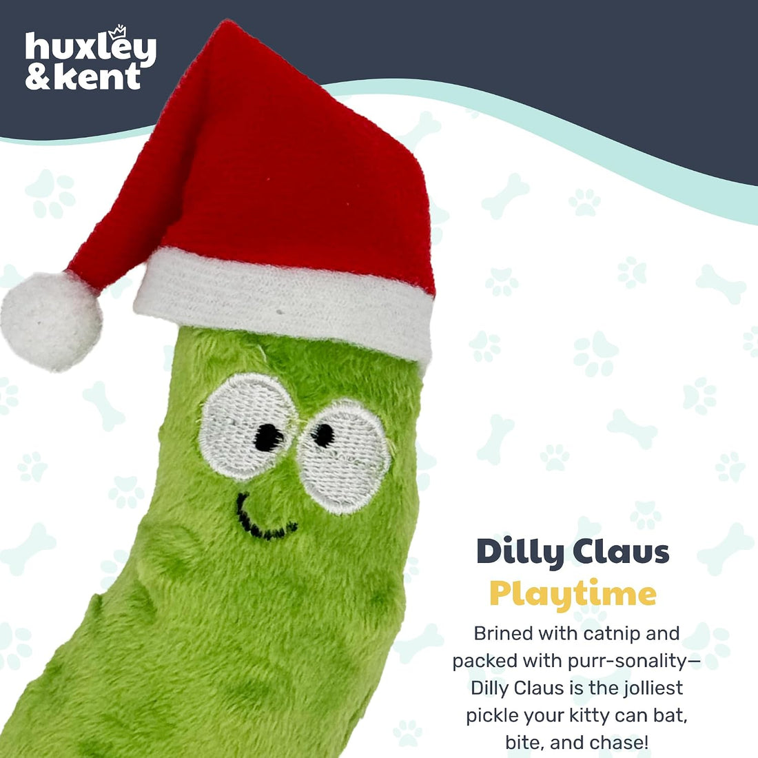 Huxley & Kent Plush Cat Toy - Holiday Interactive Catnip Toy for Cats