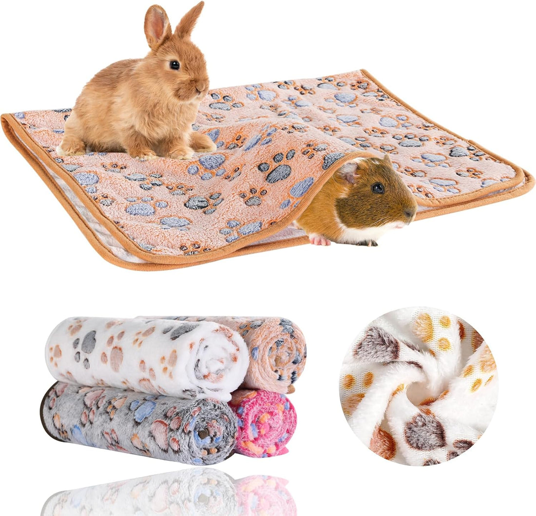Grddaef Guinea Pig Fleece Blankets 6 Pieces Waterproof & Washable