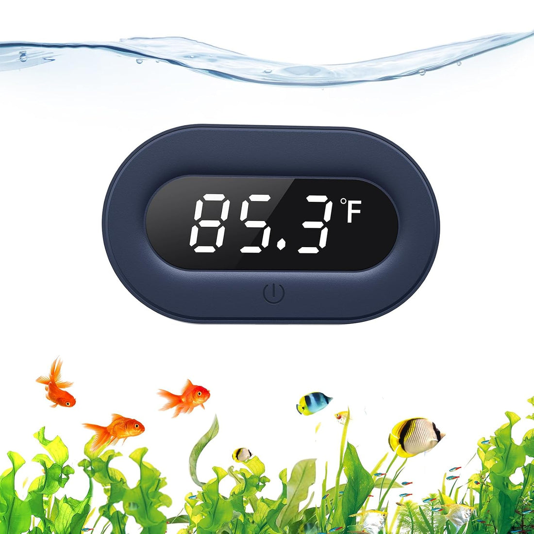 PAIZOO LED Aquarium Thermometer Digital Highly Accurate Replaceable