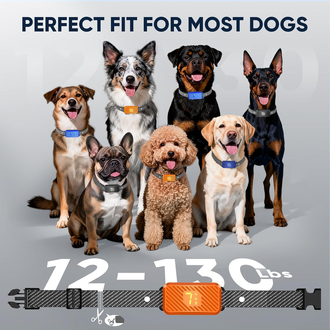 Smart Bark Collar for Large Medium Small Dogs