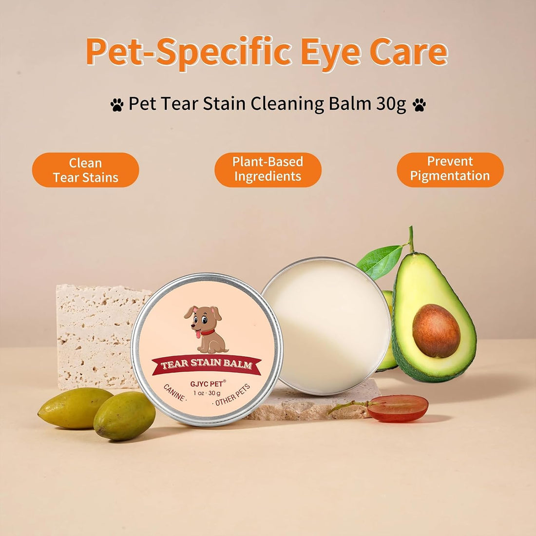 Tear Stain Remover for Dogs 1oz