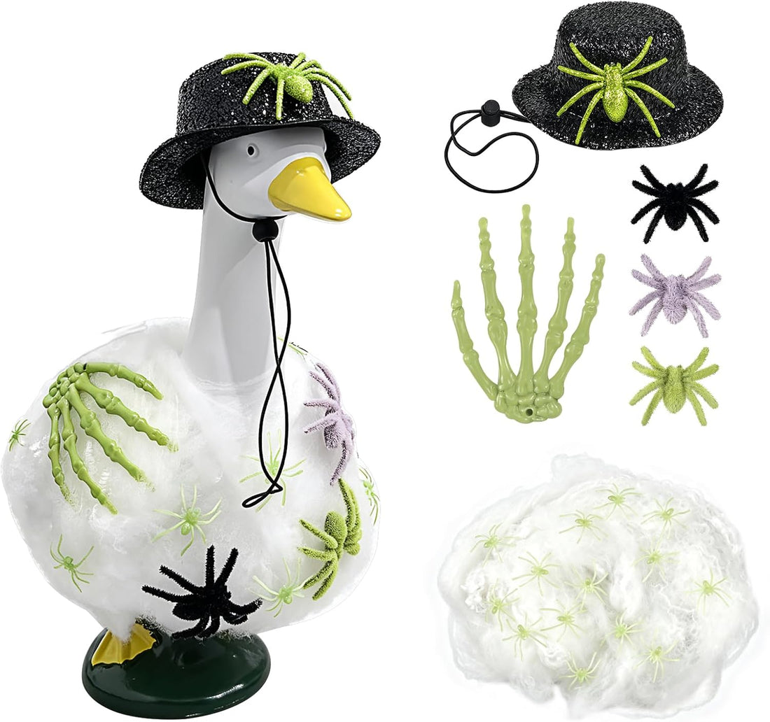 Chris.W Porch Goose Halloween Outfit Glow in the Dark Costume 17-23