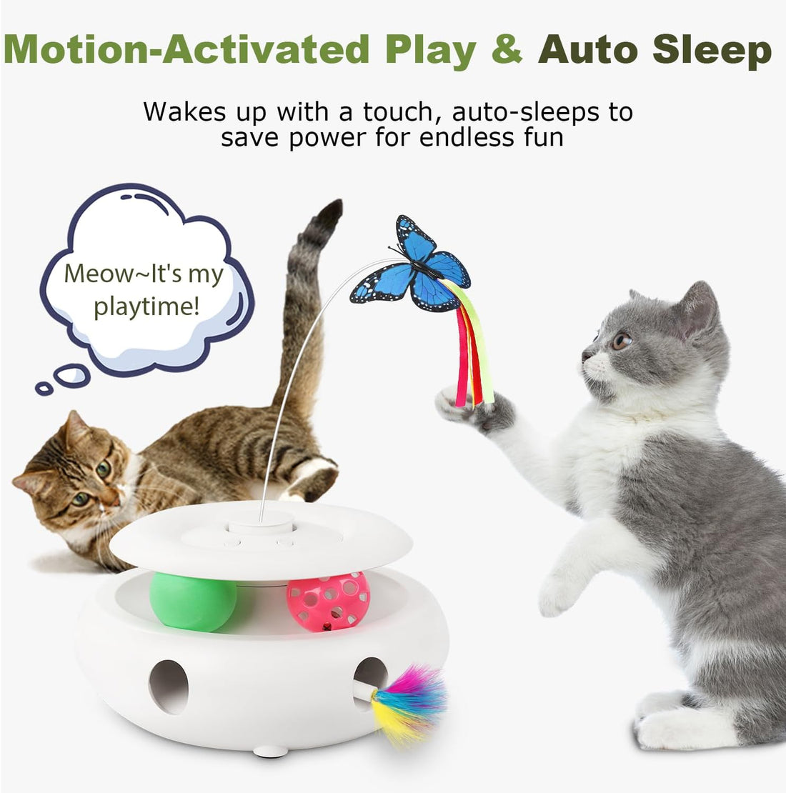 INKZOO Cat Toys for Indoor Cats
