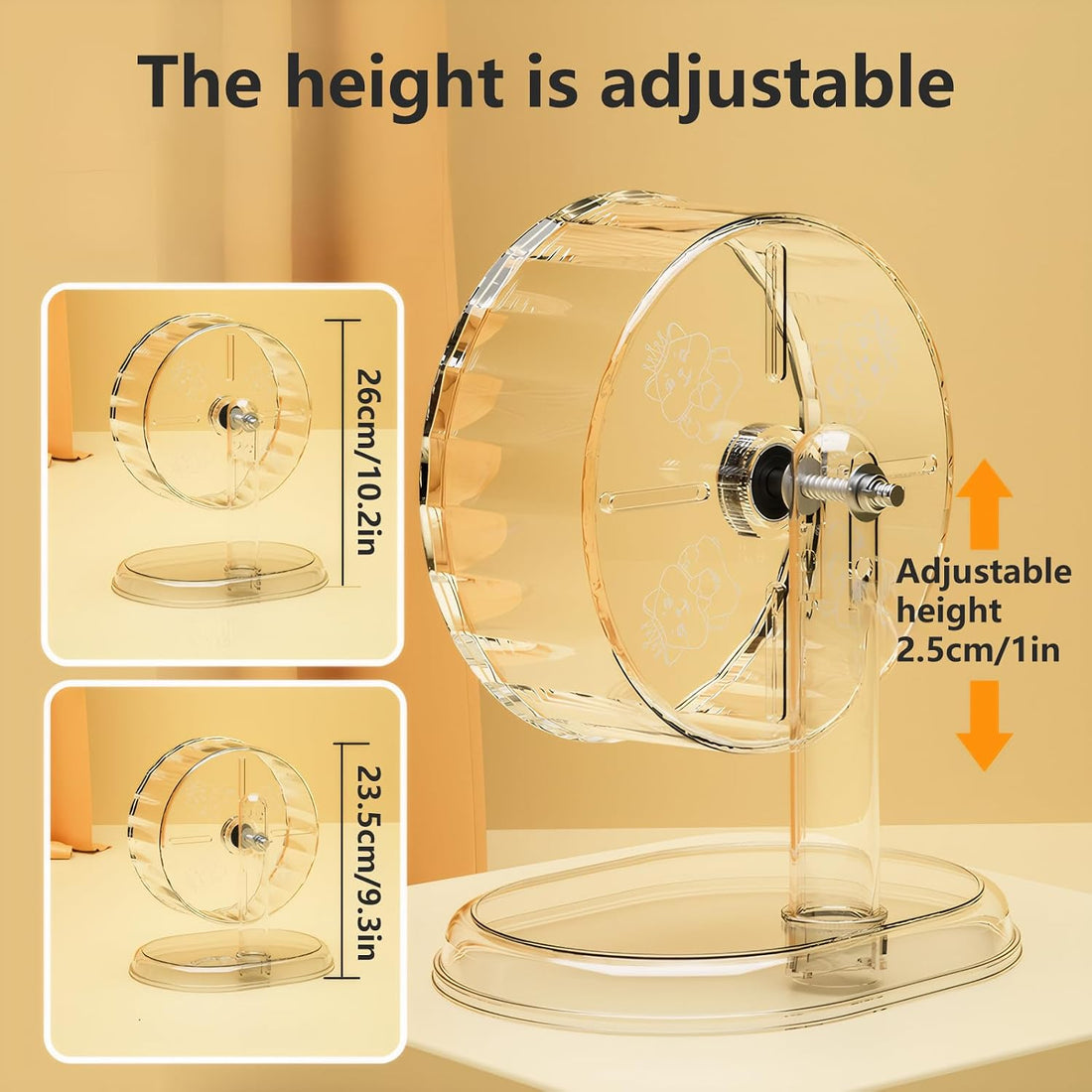 9.5in Large & Big Hamster Wheel
