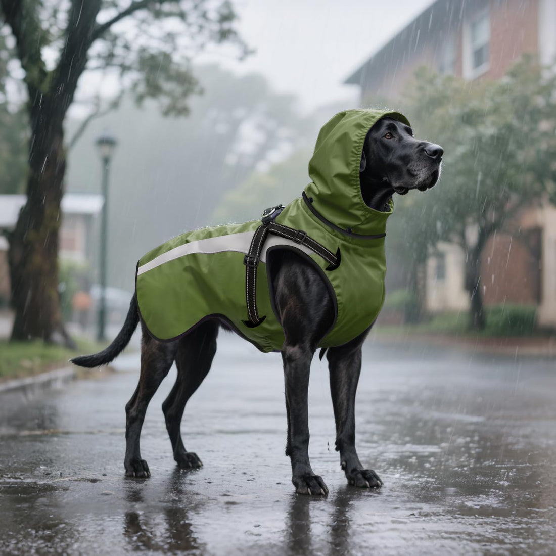 Dog Raincoat Waterproof Raincoats for Dog Reflective Dogs Rain