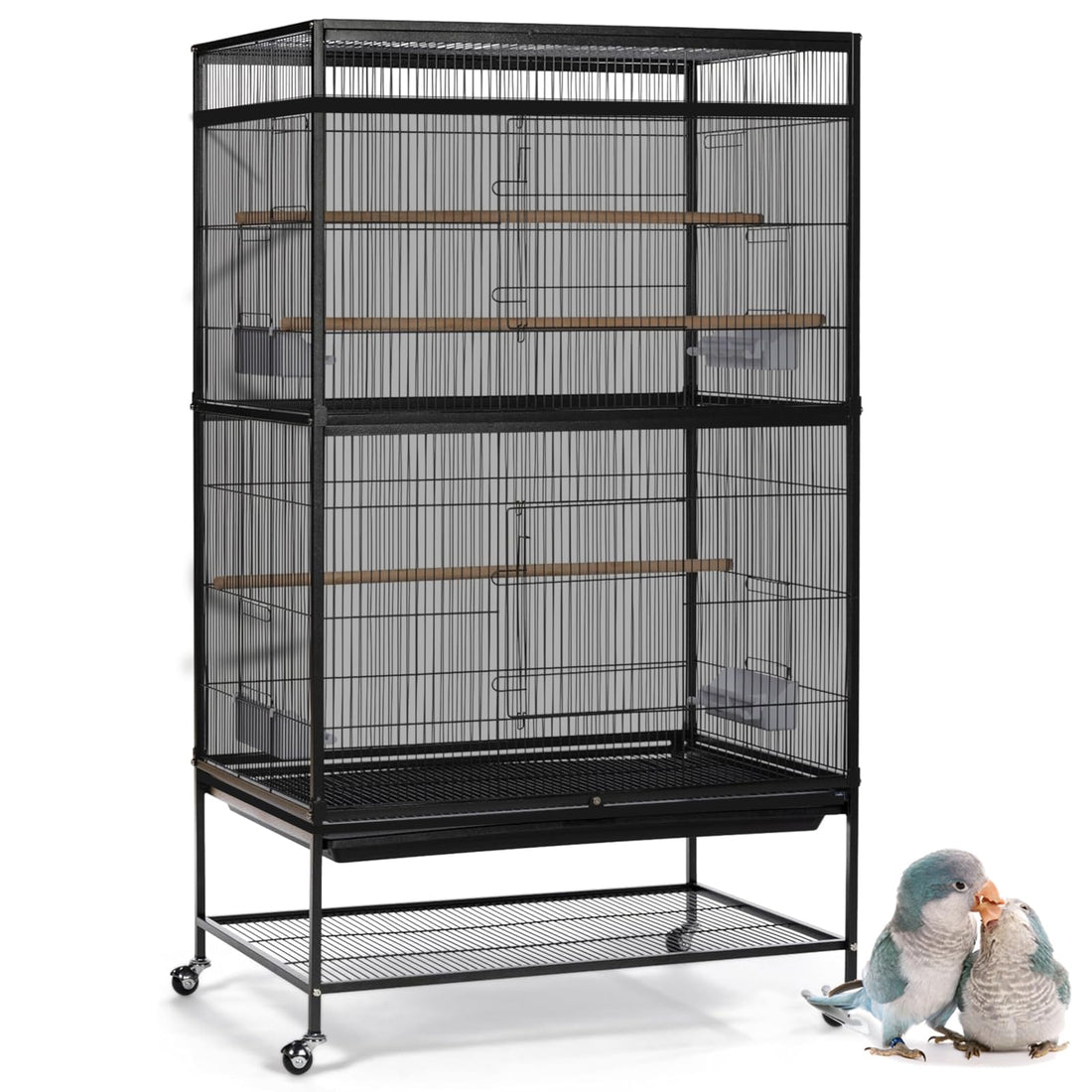ASOCEA Large Bird Cage Seed Cather,Bird Cage Cover Adjustable Soft