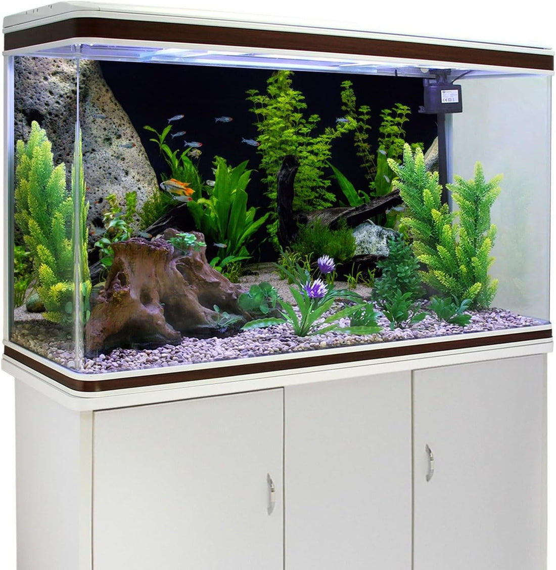 Underwater Aquatic Fish Tank Background Stone Aquarium Backdrop 72x24