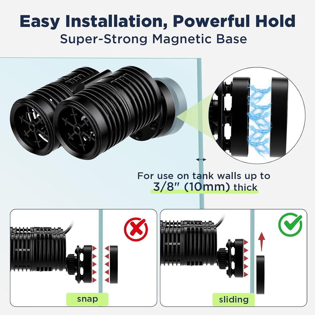 hygger 2114GPH Aquarium Wave Maker