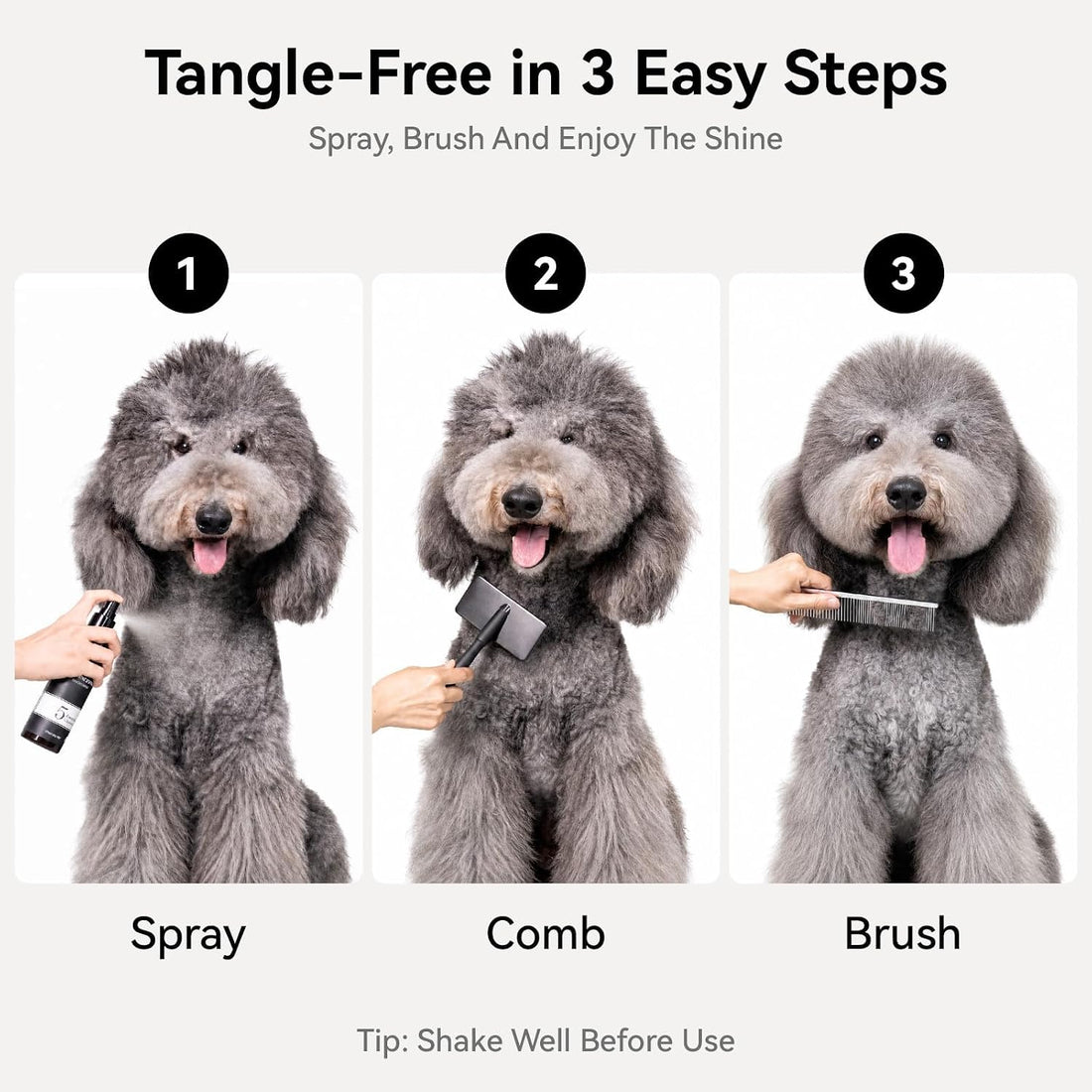 aumuca Dog Detangling & Shine Spray