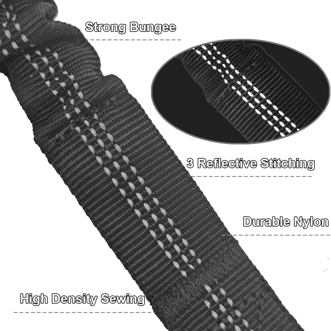 BTINESFUL Bungee Dog Leash Extension Attachment 18” Shock Absorber