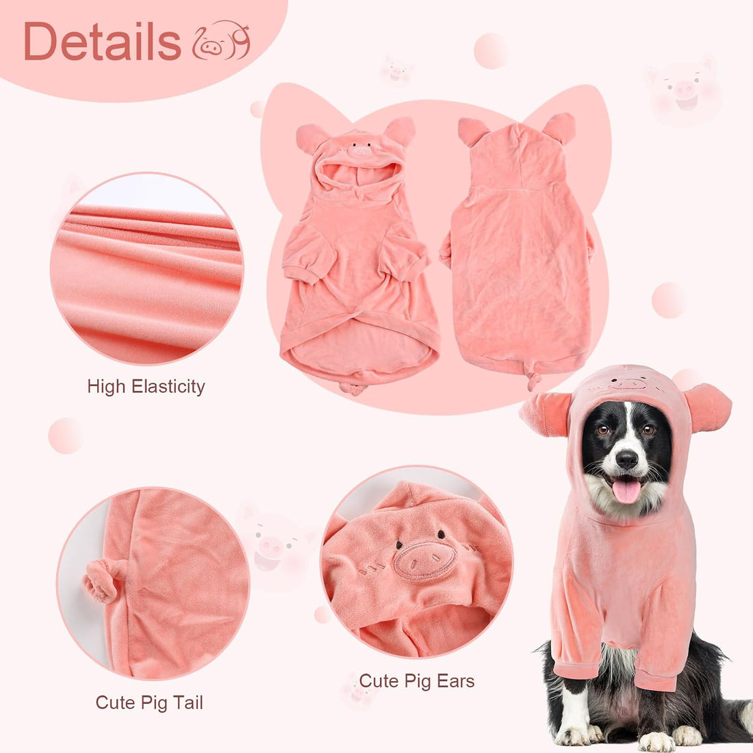 NACOCO Halloween Pig Dog Costume