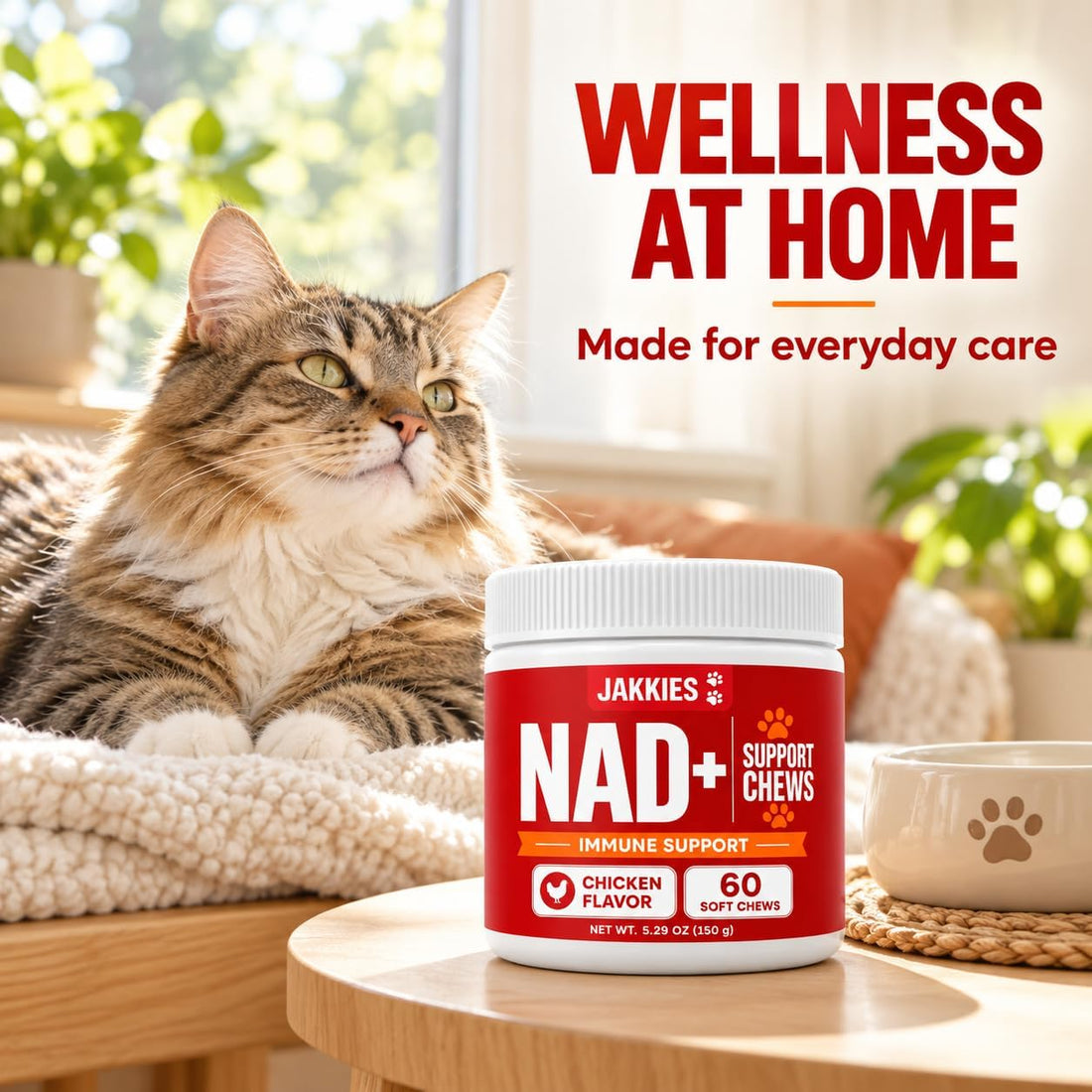Jakkies NAD+ Support Chews for Cats