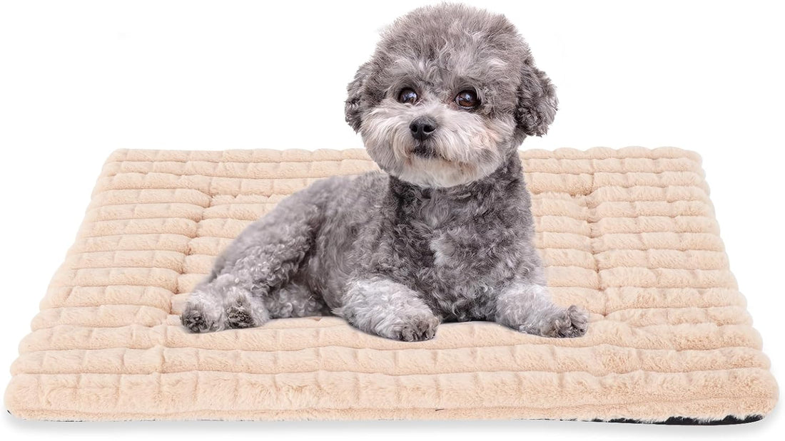 BVAGSS Dog Bed Washable Crate Mattress,Anti-Slip Memory Foam Soft
