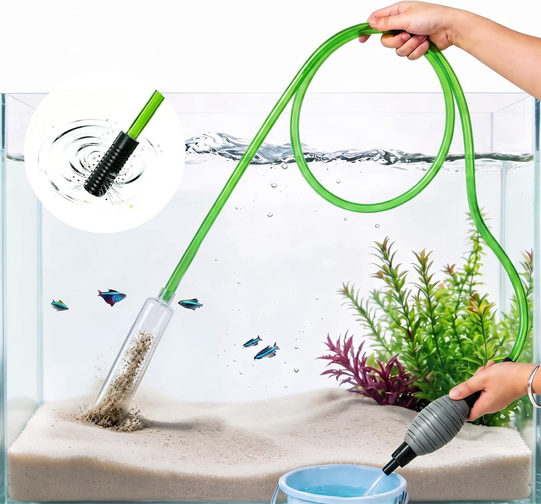 boxtech Fish Tank Water Change,Aquarium Gravel Vacuum Siphon