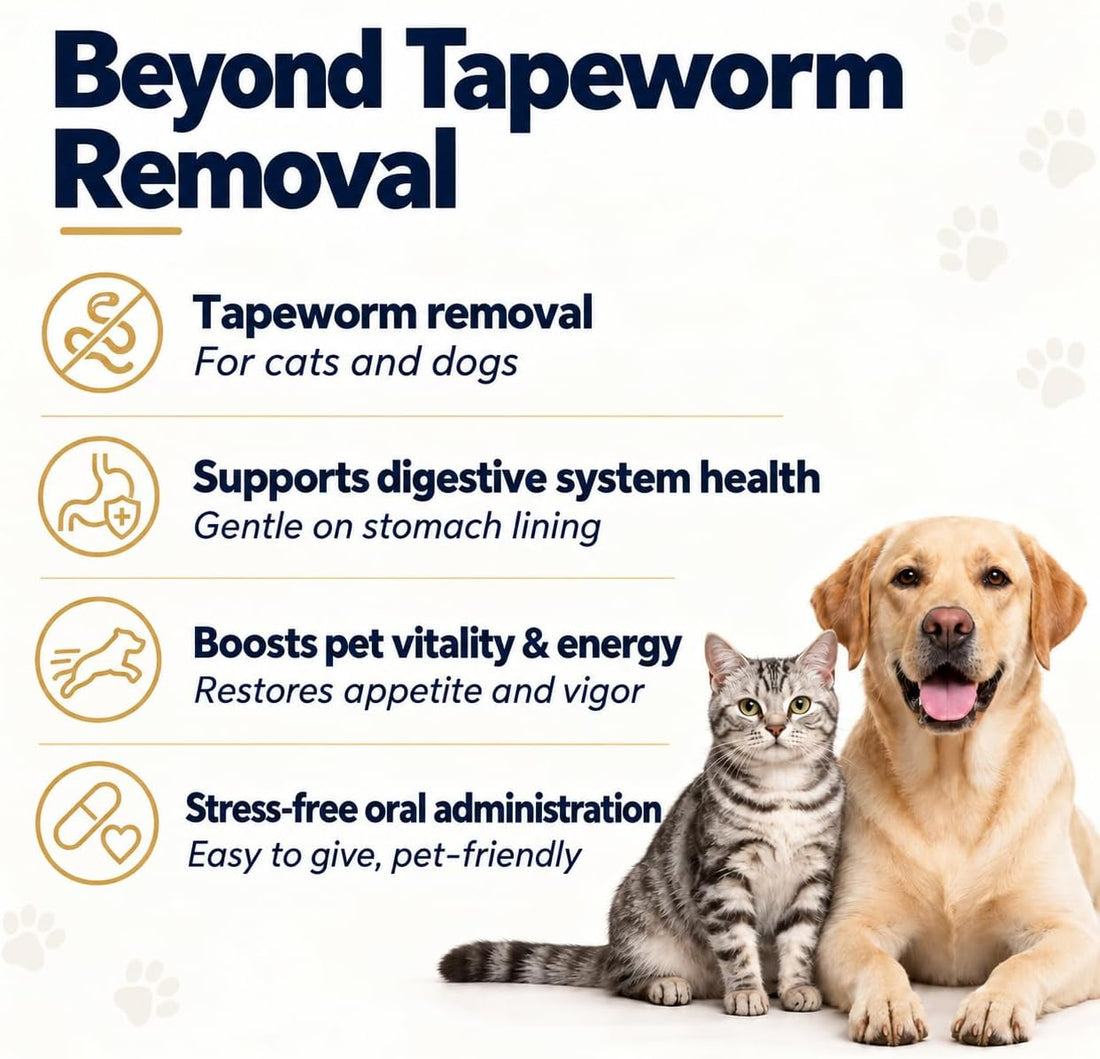 Liquid Dewormer for Dogs & Cats, Praziquantel & Pyrantel Pamoate