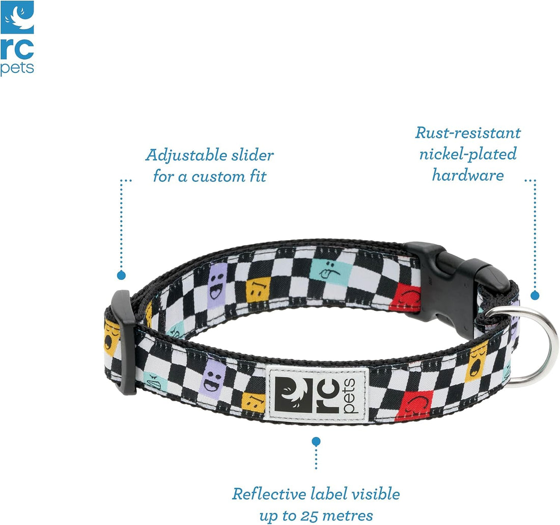 RC Pets Clip Collar | Reflective Label for Visibility Adjustable