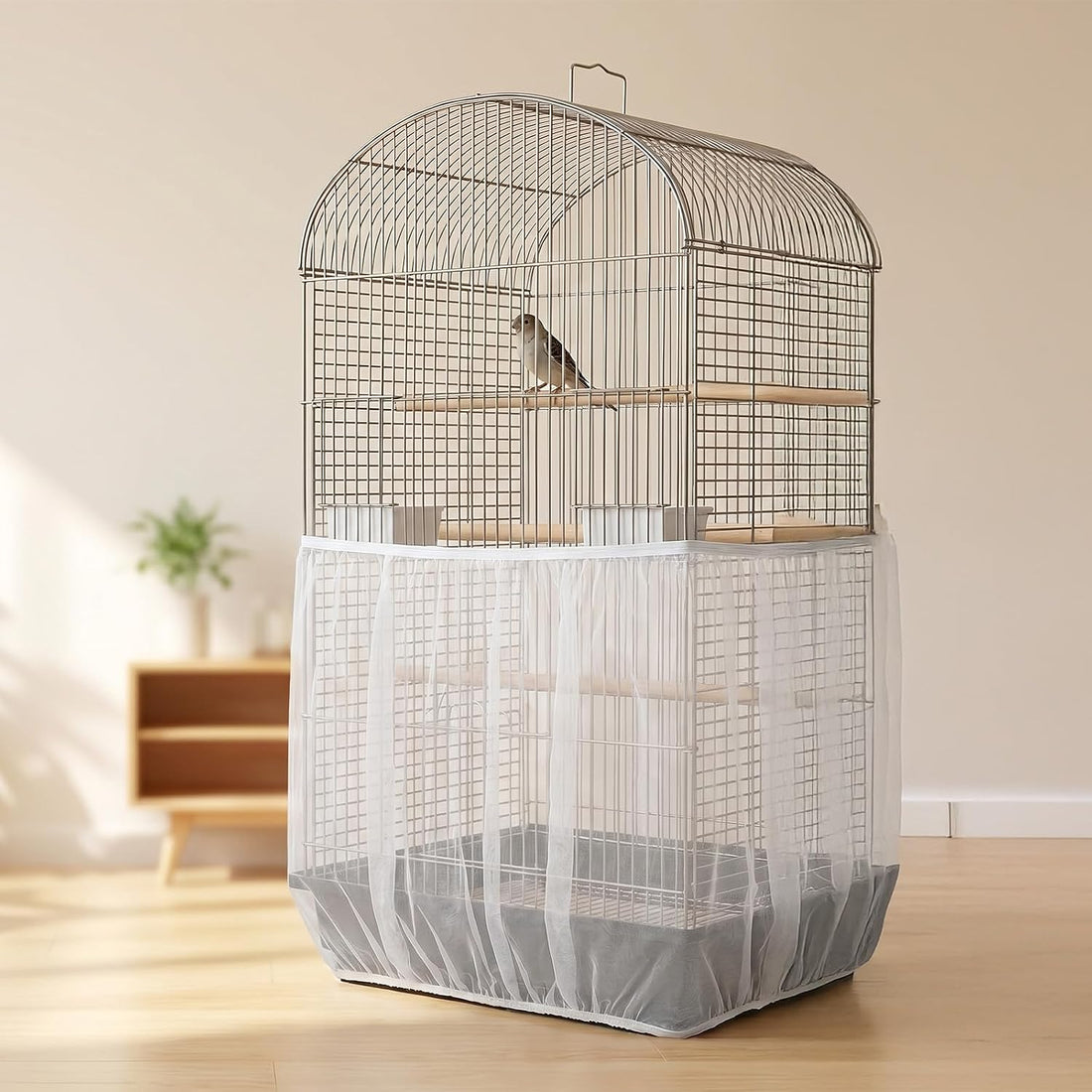 Amaxiu 4 Pack Bird Cage Seed Catcher