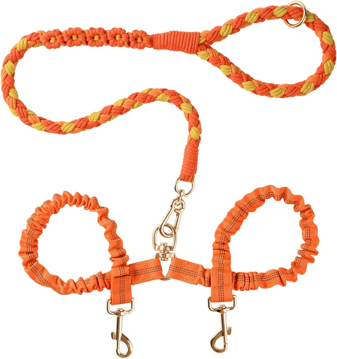Double Dog Leash – Tangle-Free Dual Leash with 360° Swivel