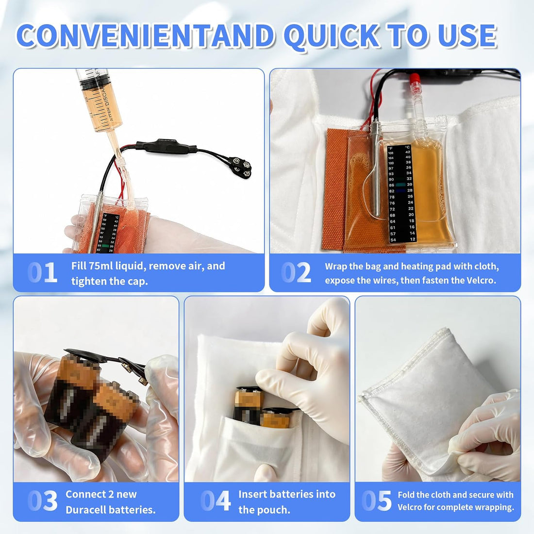 Electric Urine Warmer, Urine Test Complete Kit with Digital