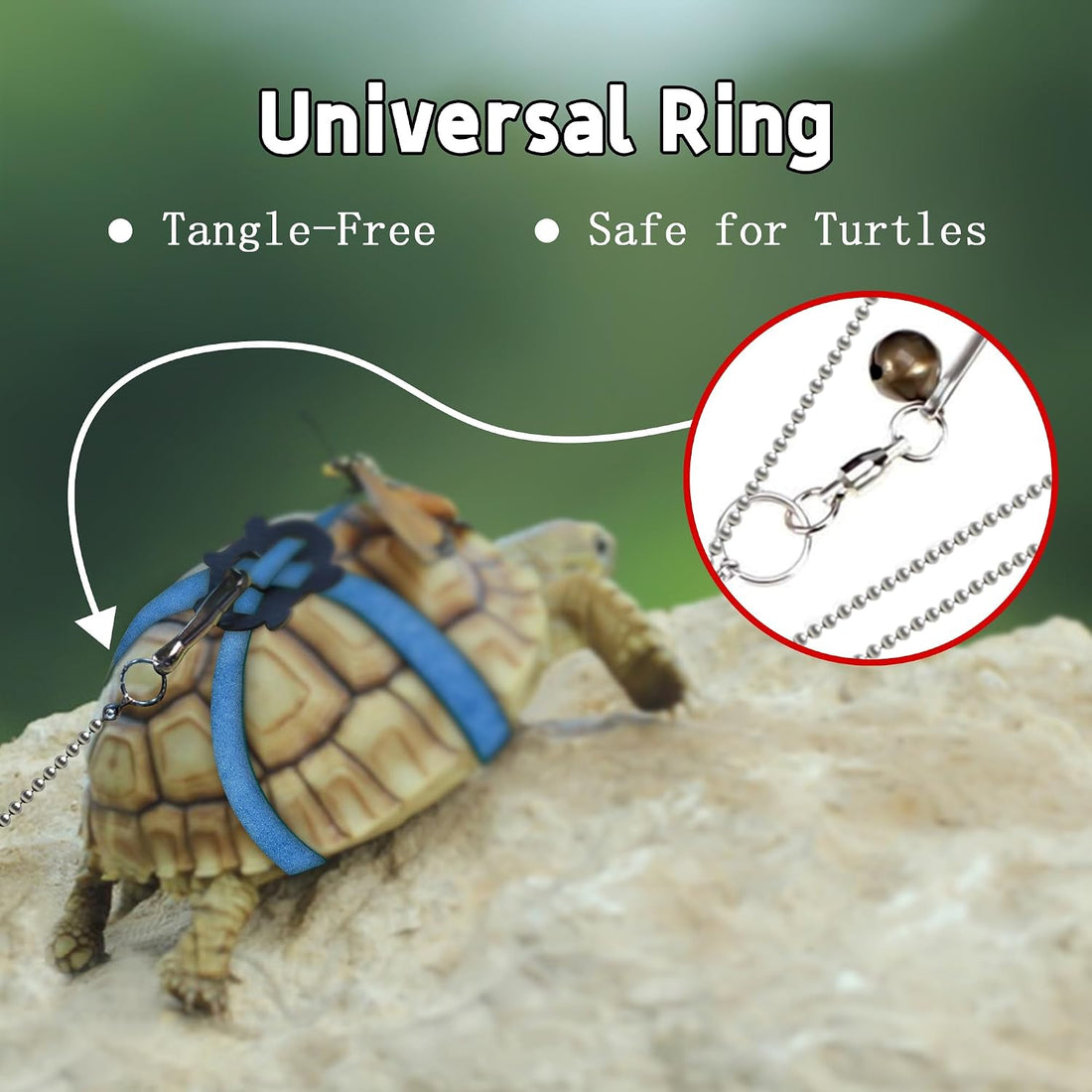 Pet Tortoise Leather Harness & Leash - Small Tortoise Supplies