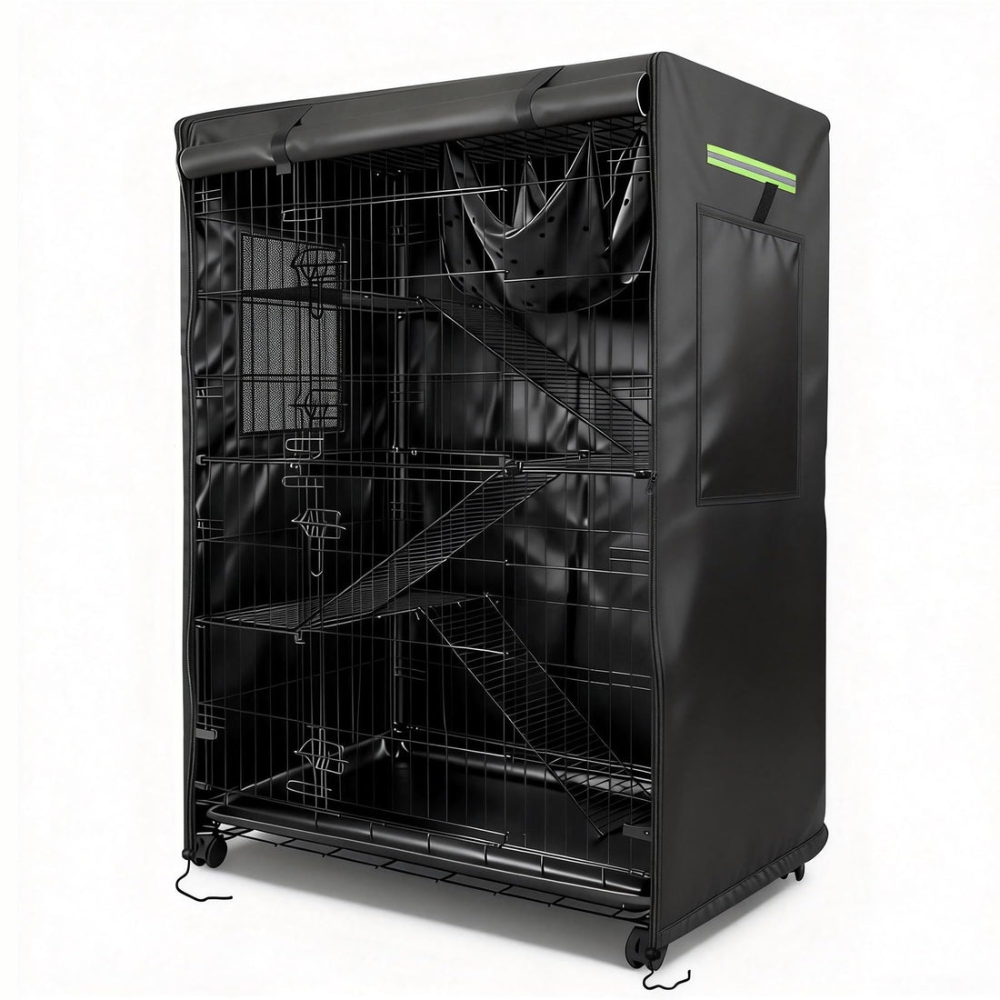 Cat Cage Cover 3 Tier, Waterproof Catio Cover for Outdoor Enclosure