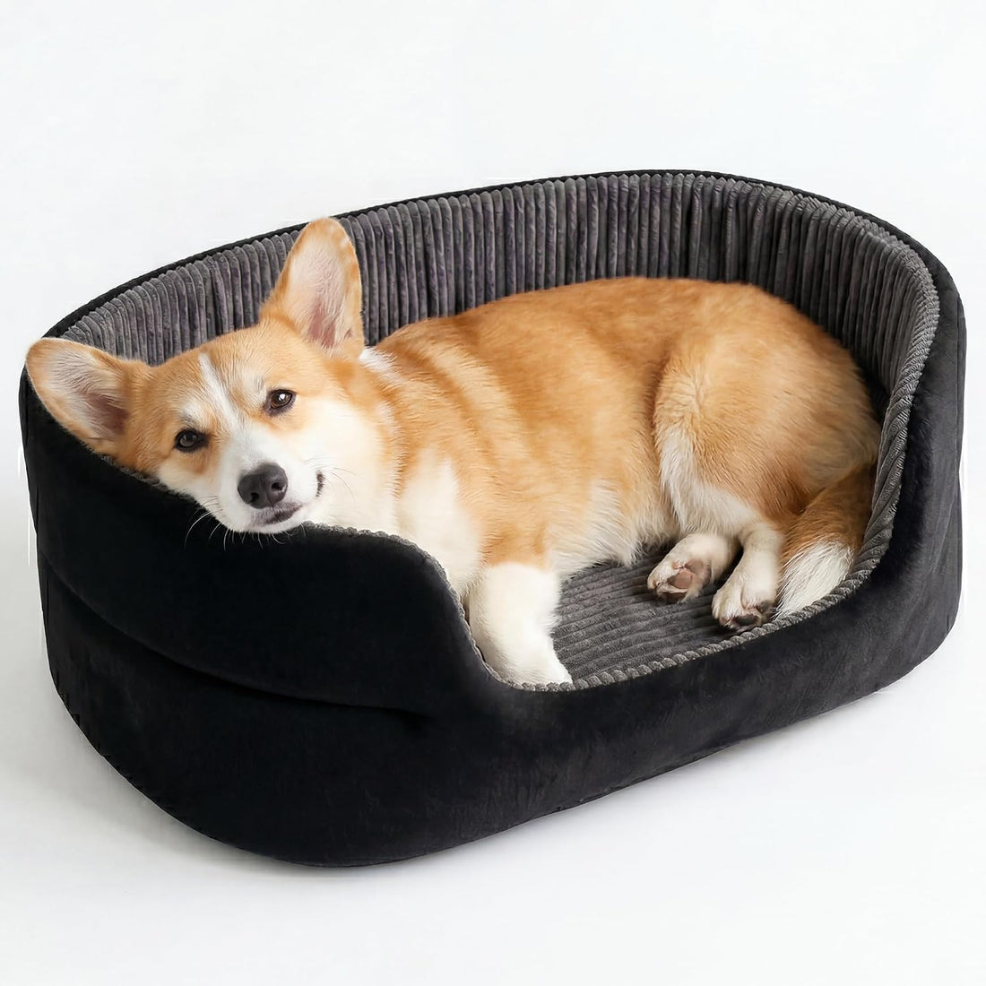Small Dog Bed Cat Bed 16x20 Inch, Calming Pet Bed for Dogs & Cats