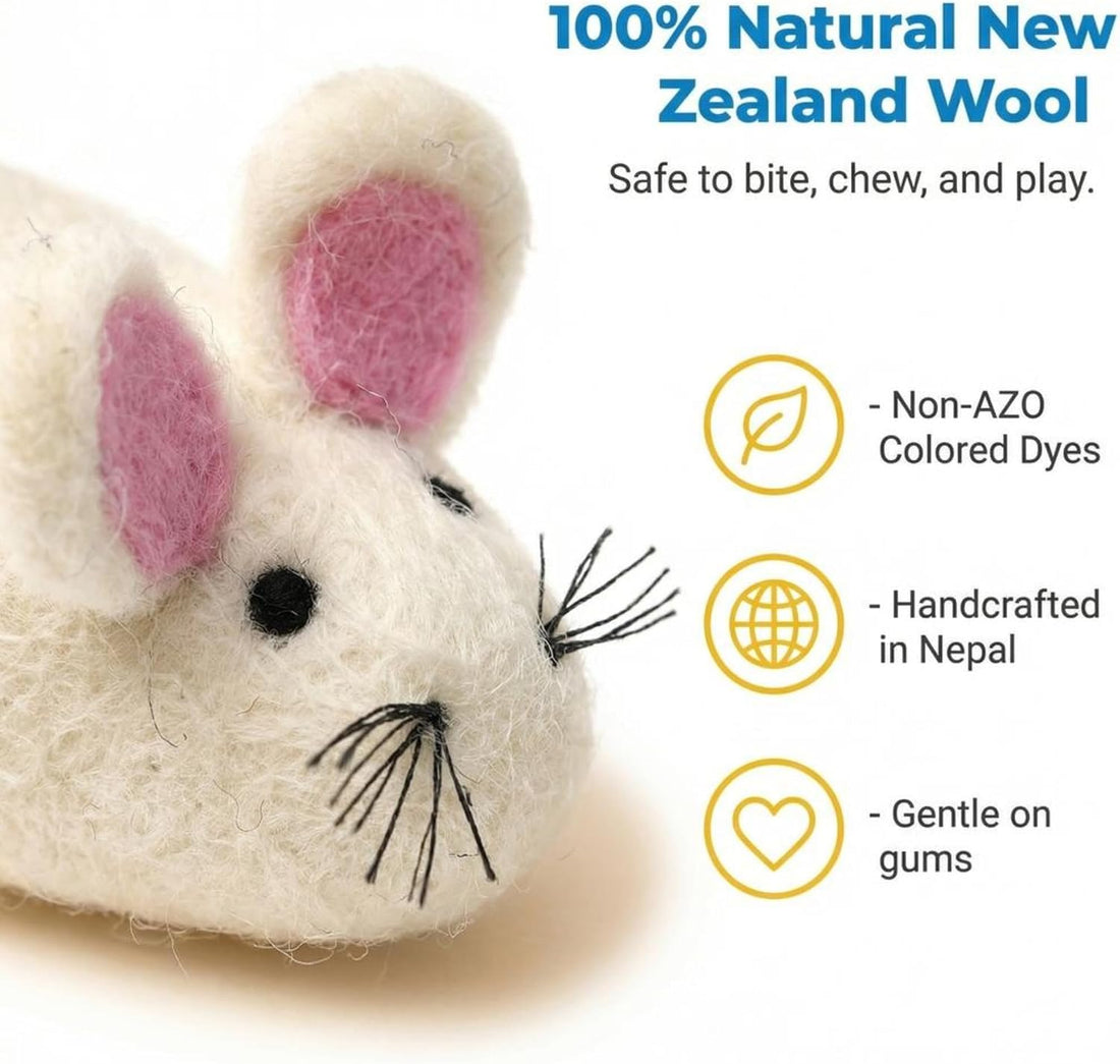 Glaciart One Felt Mouse Cat Toy