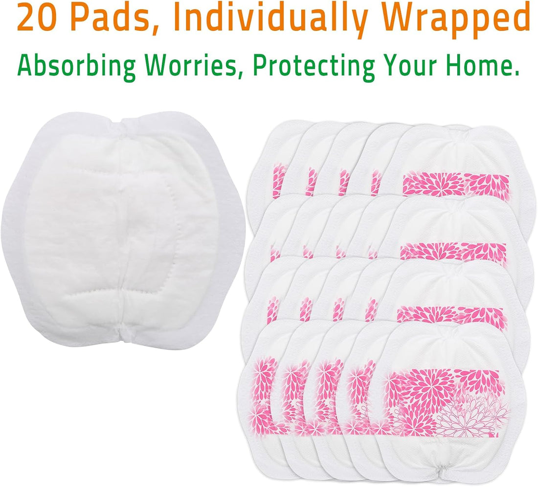 Chicken Diaper Pads - 20-Count Pack with Individual Wrapping