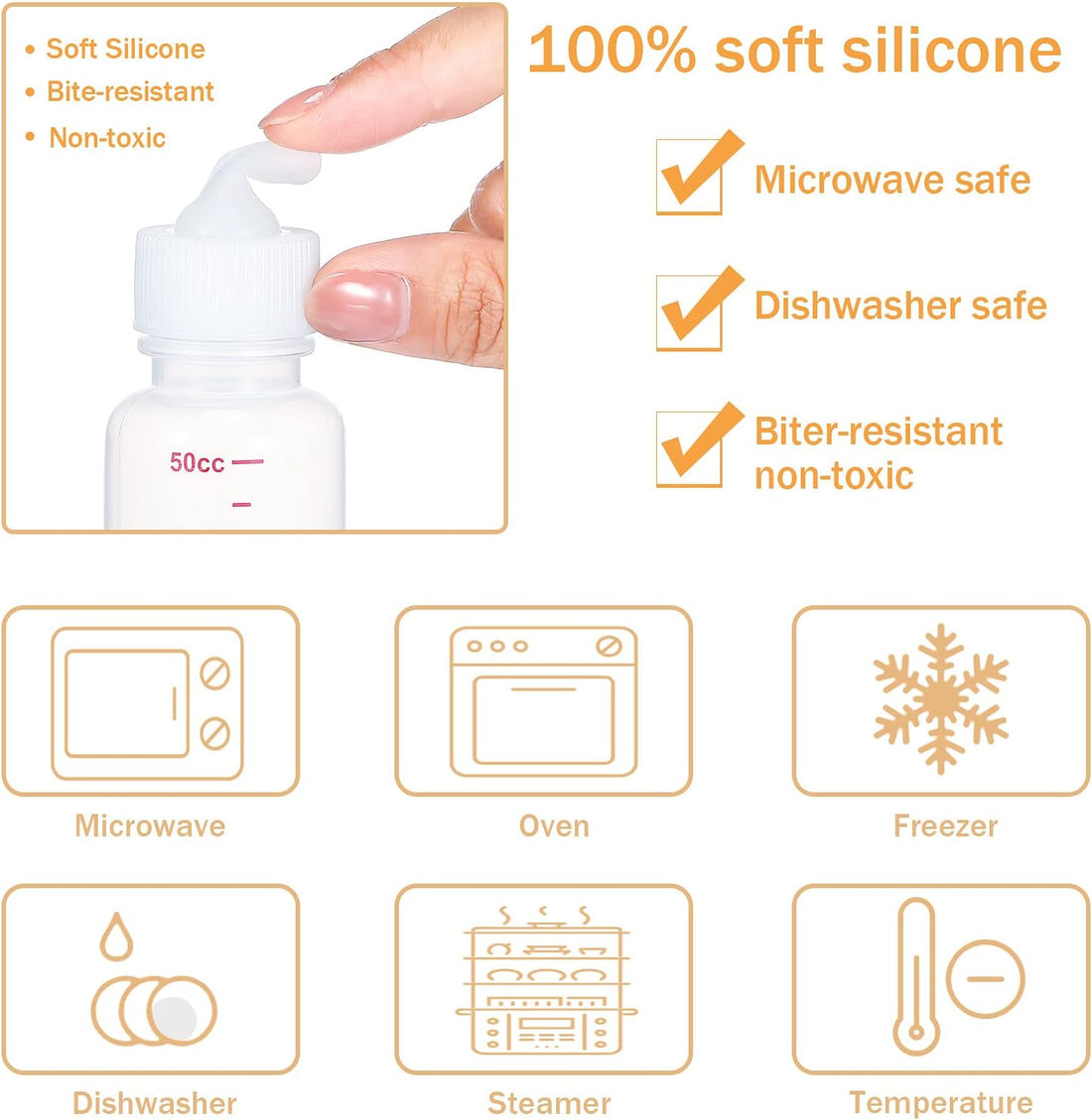 Sadnyy 17 Pcs Kitten Bottle Feeding Kit Puppy Bottles for Nursing