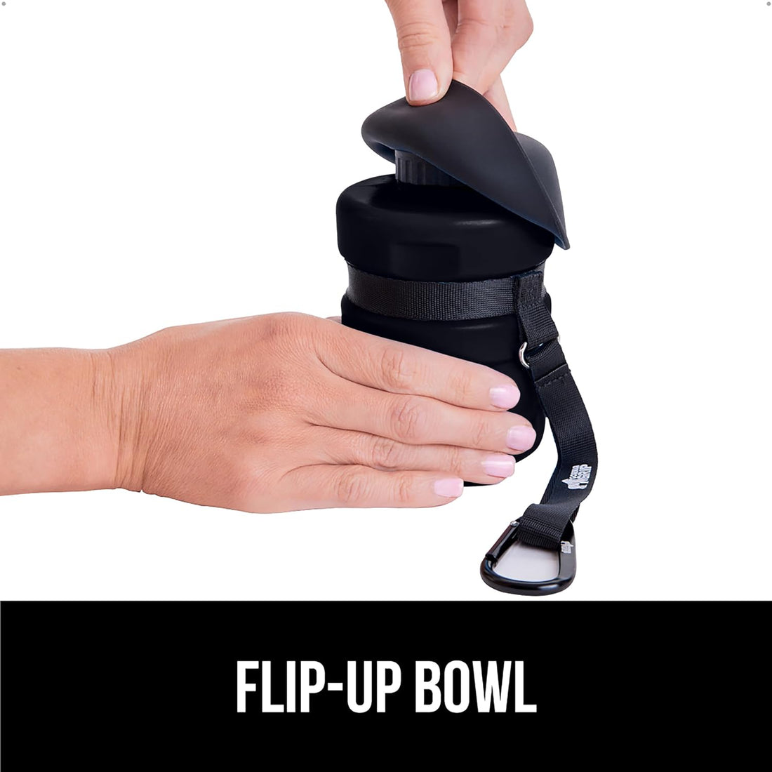 GORILLA GRIP Portable Dog Water Bottle, Food Grade Silicone