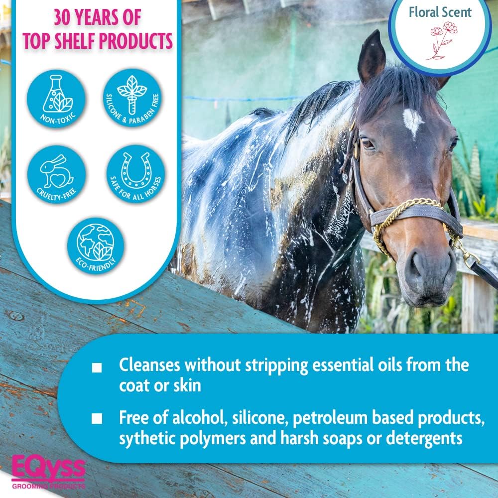 EQyss Micro-Tek Equine Itch Relief Shampoo - Soothes Irritated Skin
