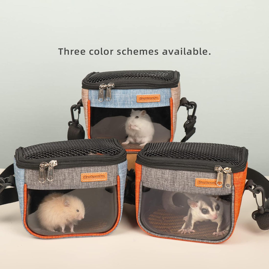 Sugar Glider Carrier Bag, Transparent Breathable Travel Bag