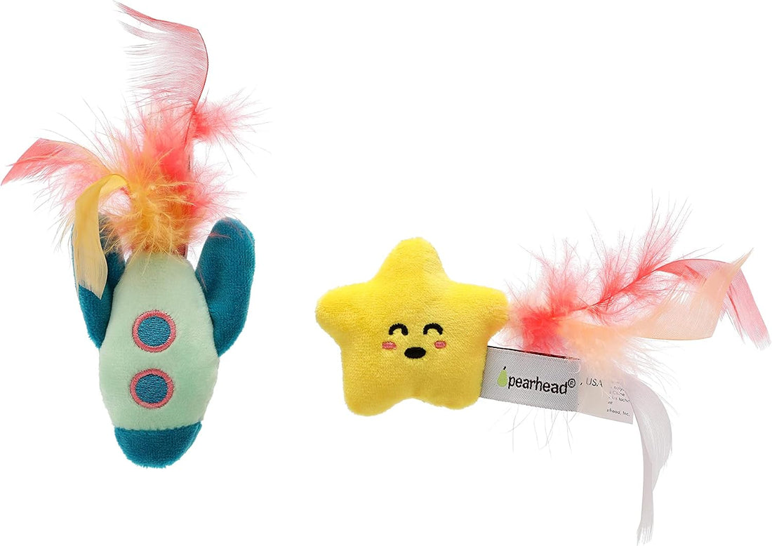 Pearhead Halloween Halloween Cat Toys, Set of 2