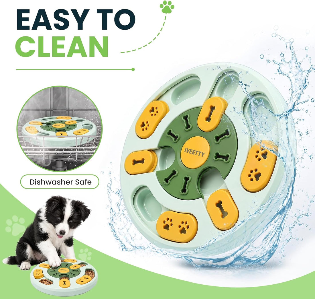 Dog Puzzle Toy, Treat Dispensing Interactive Dog Toys