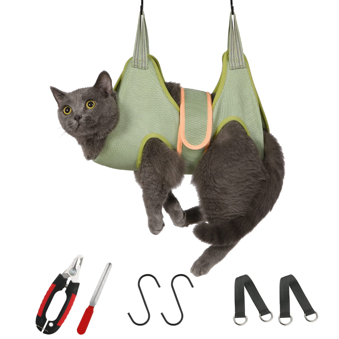Guzekier Grooming Hammock Harness for Cats & Dogs